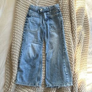 Zara Wide Leg Flared Palazzo Jeans